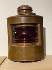Schiffslaterne Positionslaterne. Petroleum. Kupfer. Messing. Original.