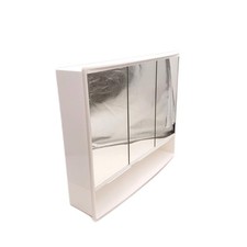 Jokey Spiegelschrank Badmöbel Lymo Kunststoff Weiß kompakt elegant platzsparend