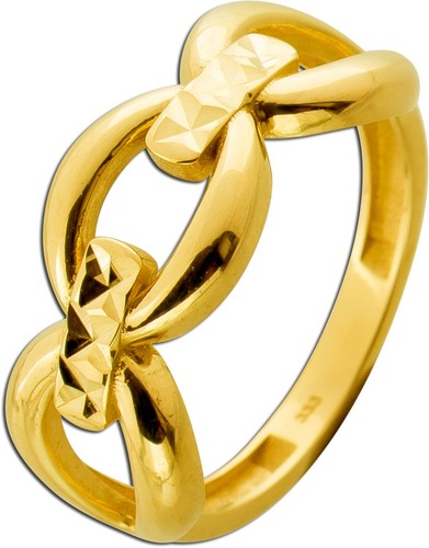 Ring gold 333 karat - 8, marina