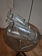 3 Keimgläser, Edelstahl, Glas, hochwertig, nie benutzt deshalb wie NEU