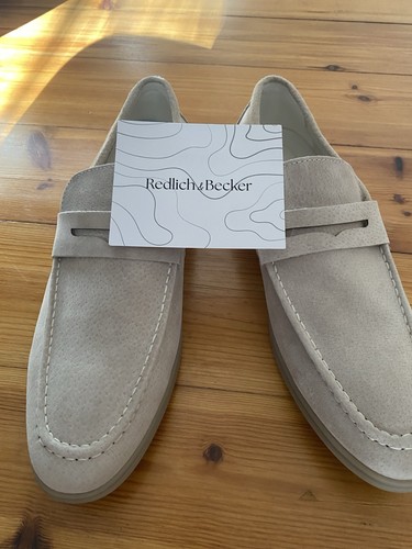 Herren loafers beige 44 - gr.,