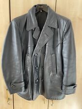 Lederjacke Original U-Boot-Jacke Kutscherjacke Militär Gr. 50 (52/54)