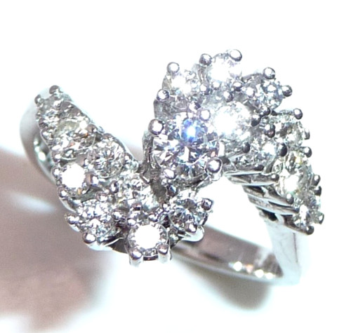 Ring 585 gold 81ct - ring,