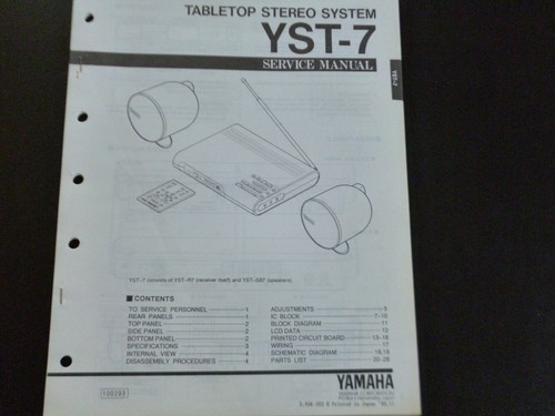 Original service manual - original,