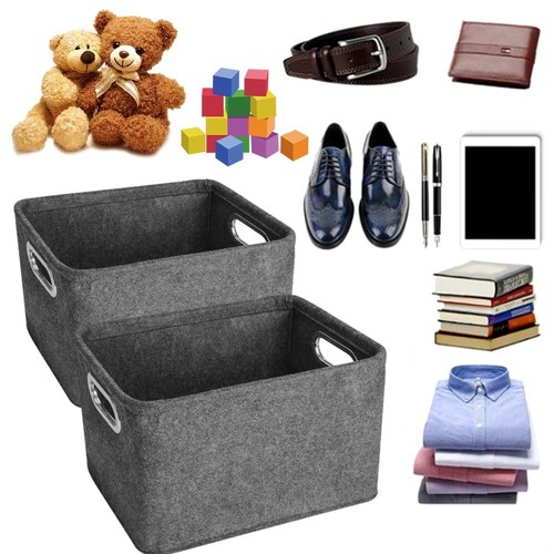 Filz aufbewahrungsbox - 2x, filz-aufbewahrungsbox