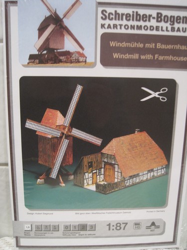 Windmühle mit bauernhaus - mit,