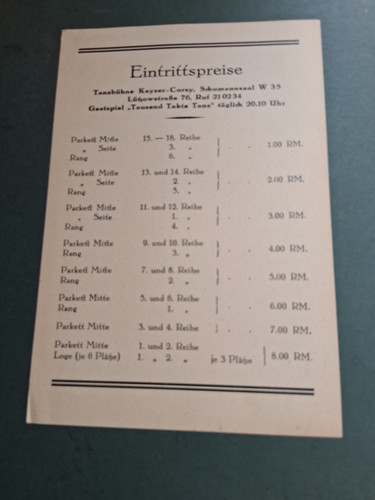 1949c berlin preistafel - 1949c,