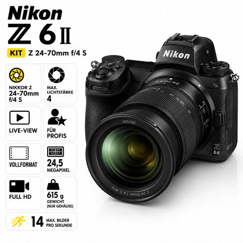 Nikon 6ii kit 70 mm - 6ii, 24-70
