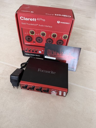 Focusrite clarett 4pre - focusrite,