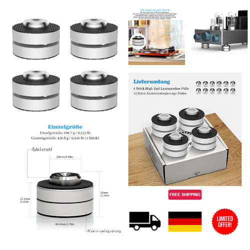 Aluminium lautsprecher füße - lautsprecher,
