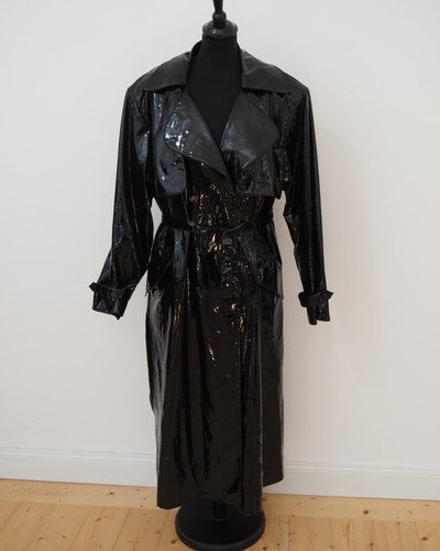 Damen lack mantel l xl - damen, gr.