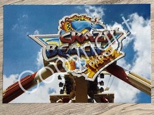 XXL Foto Karussell CRAZY BEACH PARTY 1995 Frisbee Bruch Huss - Kirmes Modellbau