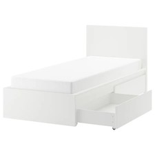 IKEA Malm Bettgestell, 90x200 Cm, Weiß