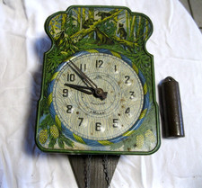 Vintage wall clock pendulum - vintage,