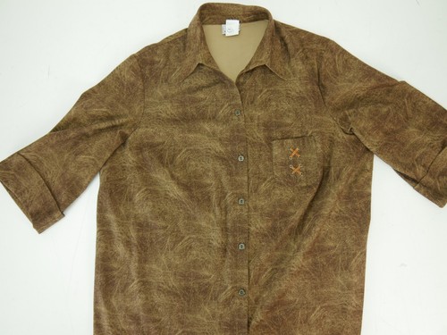 Damenbluse baun chicc - gr.50,