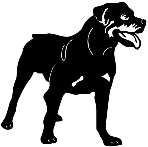 Rottweiler aus 3mm stahl - aus,
