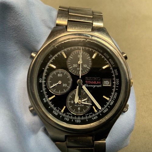 Seltene seiko titanium racing - seiko,