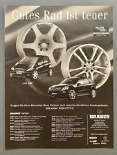 Brabus Felge Rad Mercedes Tuning W168 A-Klasse 2006 Vintage Ad Werbung Reklame