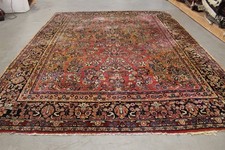 Antik handgeknüpfter Alte Amerika sarough Teppich 360 x 268 cm ca 90 Jahre alt