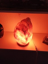 Bergquarzkristalllampe Tischleuchte