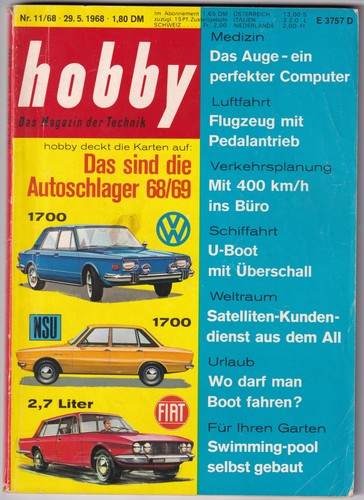 Hobby das magazin der - "hobby,
