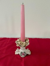 Vitrage, antik Kerzenständer