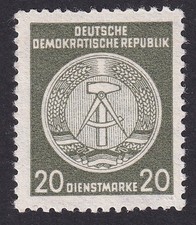 DDR Dienst 20 Pfg. Mi.Nr. 22