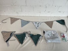 C11 - 4x Ullenboom Wimpelkette Baby - 125 cm - Oeko-Tex Standard 100