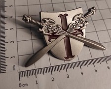 PIN/Anstecker TEMPLER Schild / Schwerter (Kreuzritter, Crusader)
