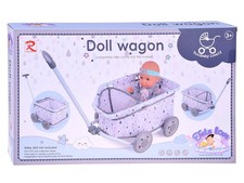 Puppenwagen Puppen Buggy Spielzeug-Wagon Bollerwagen Transportwagen Kinderwagen