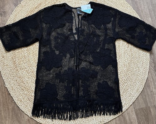 Strandkaftan l schwarz - l,