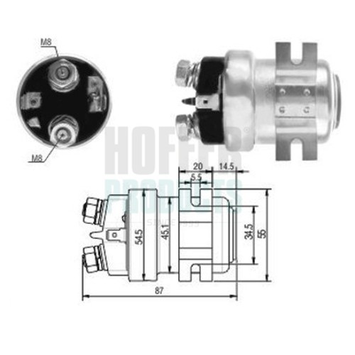 Hoffer magnetschalter starter - magnetschalter,