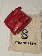 Damentasche Strandfein, Neu, Unbenutzt, Original Verpackt, Rot Mit Staubbeutel