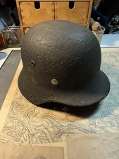Stahlhelm M35 mit Innenring und Nieten / Militaria / Wk2 / Wh