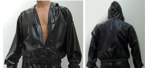 Sexy kapuzenpullover aus latex - sexy,