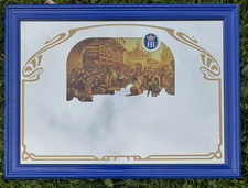 HB München Hofbräu seltener Brauereispiegel Spiegel Reklame Oktoberfest