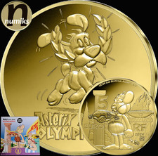 ASTERIX und die Olympischen Spiele - Frankreich 2024 - 0,5g GOLD PP Proof BOX