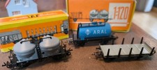 Güterwagen Spur TT DDR 2 Stück Als Beigabe Aral Kesselwagen