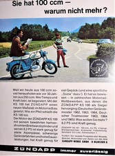 Zündapp KS100    Werbeanzeige