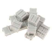 1/35 Resin Munitionskisten/Container 8 für WWII Landschaft Anlage unbemalt