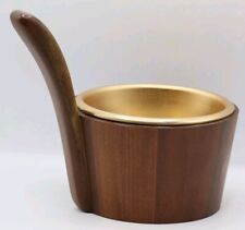Design Eiskübel HOLZOART TEAK - SKLAVETTI GENUA Ø 18 cm hoch 21