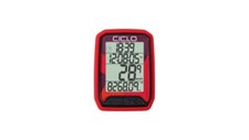 CICLOSPORT Fahrradcomputer "Protos 113" rot, 4-Zeilen-Display, kabelgebunden