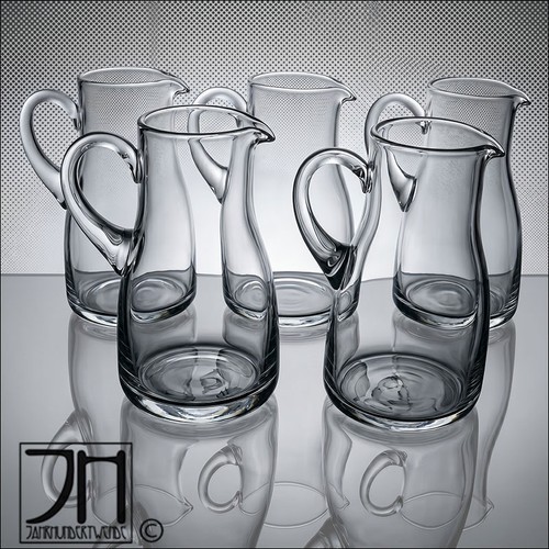 Fünf kleine jugendstil glas - fünf,