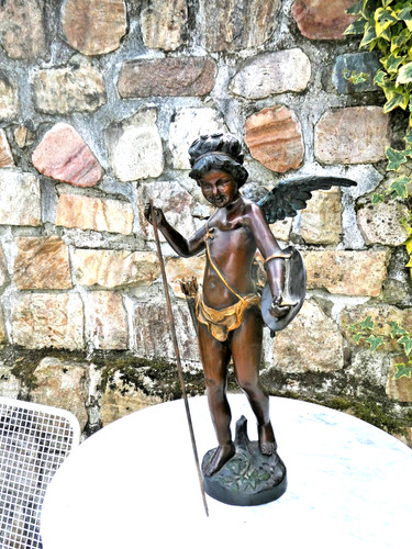 Echte bronze engel - echte,