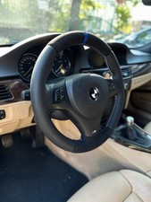 BMW Lenkrad beziehen Alcantara Nappaleder 12 Uhr Markierung 1er 3er E90 E87 E82
