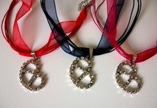 Trachtenkette Halskette Brezel