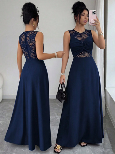 Elegantes damen abendkleid mit - damen,