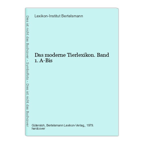 Das moderne tierlexikon - moderne, band