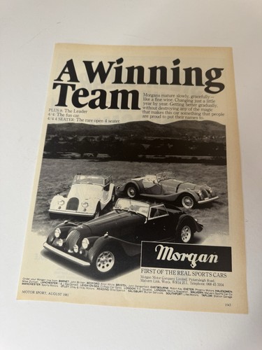 Original vintage 1981 morgan - vintage,