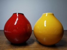 Scheurich Kugelvasen kleine Vasen 223-7 70er Jahre WGP kein Fat Lava
